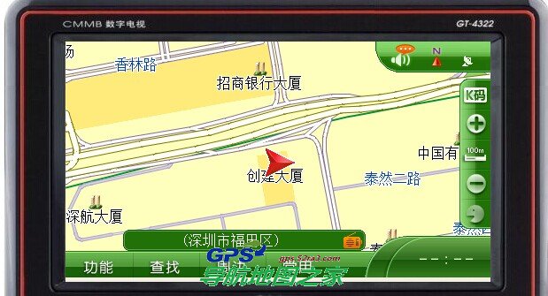 E导航凯立德专用V5.0主程序 主界面