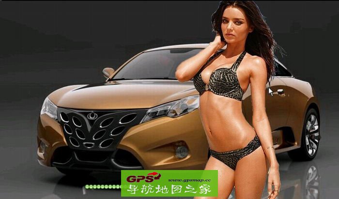 玩家自制香车美眉凯立德开机界面第六波