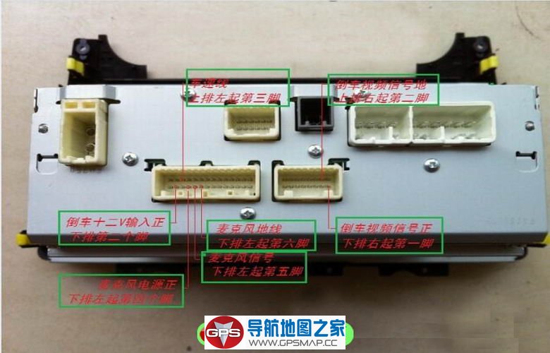 12款凯美瑞行车看视频接线解剖图